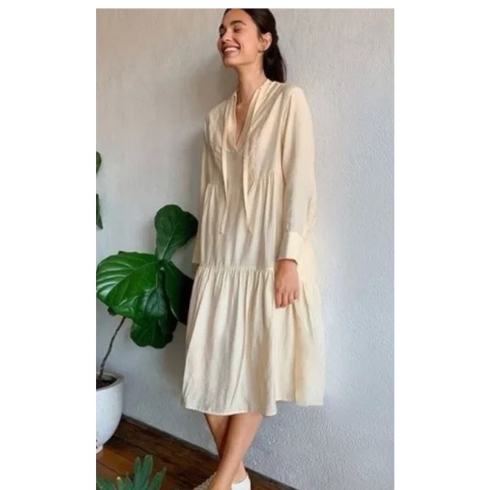 💗Vince Tiered Long Sleeve Dress💗